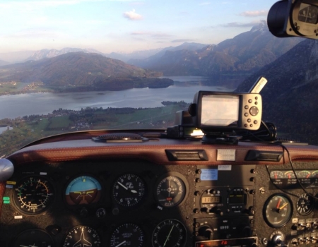 Grob 109B cockpit autumn