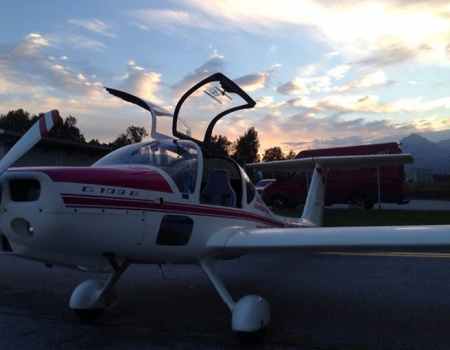 Grob 109B certified for visual night flying